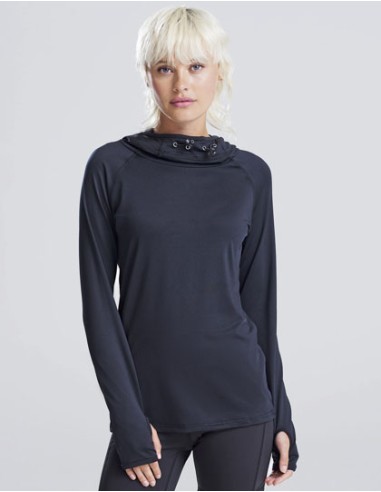 AWD-JC038-Womens Cool Cowl Neck Top